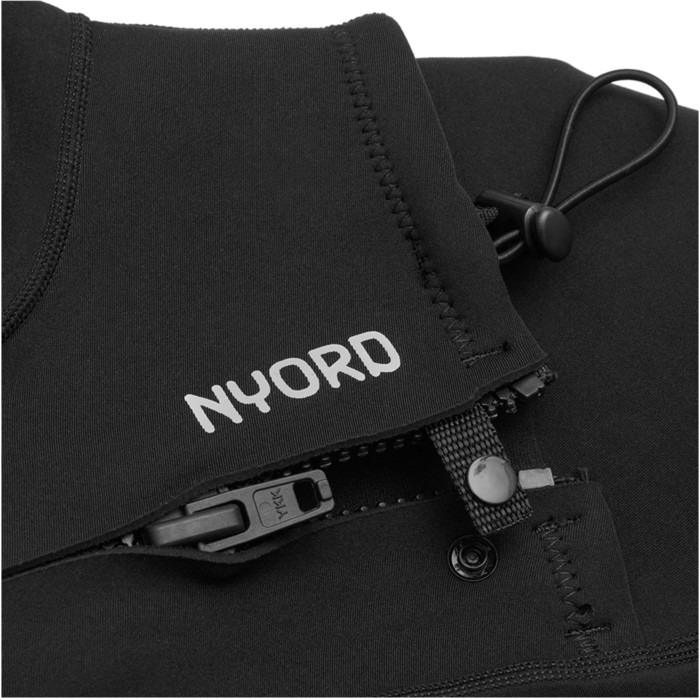 2024 Nyord Hombres Tempus 2/2mm Chest Zip Shorty Neopreno & 20L Dry Bag & Key Case Bundle MTEMP01 - Black